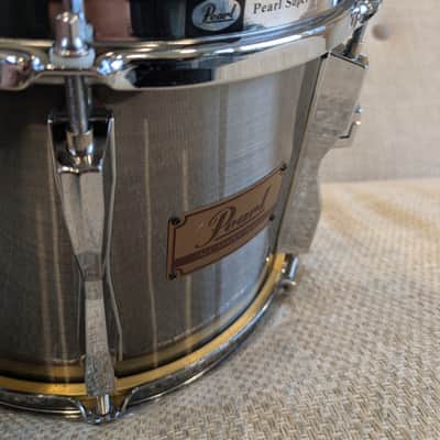 Pearl Maple Shell MX 10" x 8" Tom 1980s - Brushed Silver Metallic image 10