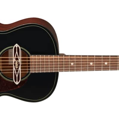 Gretsch Roots Collection Jim Dandy Deltoluxe Concert Black Electro Acoustic Guitar image 3