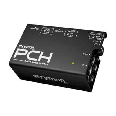 Stereo to FOH Kit Extended Range - Strymon PCH Active Direct Interface + 2x Pig Hog Black/White Woven XLR Cable 30FT image 6