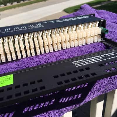 Audio Accessories 96 point Mini-Shorti Quickswitch patchbay 2X48X1RU image 6