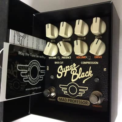 Mad Professor Super Black Preamp & Overdrive Pedal