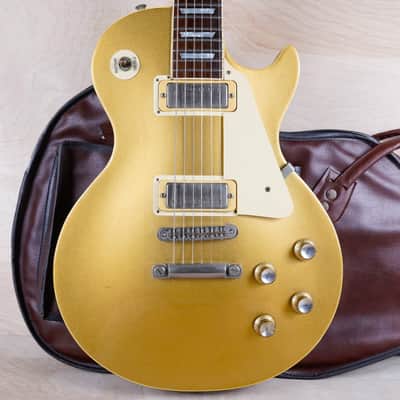 Greco EG-500 Deluxe MIJ 1979 Gold Top Maxon Mini Humbuckers Vintage Japan w/ Bag image 1