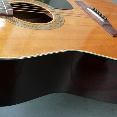 Morales MF-120 000 size falk guitar '70 Natural | Reverb