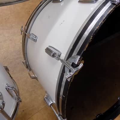 Rogers New England White 4 Piece Drum Kit 1970's image 9