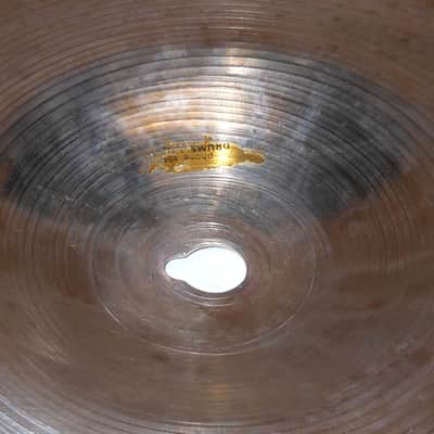 Vintage 1967 Zildjian Matched Set of Cymbals 20" ride, 17" sizzle crash, 14" super-thin hi-hats image 12