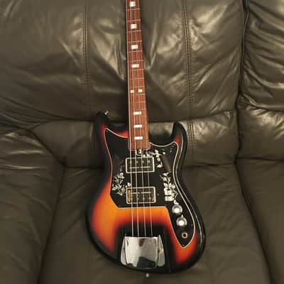 Teisco EB120 1960s Sunburst image 1