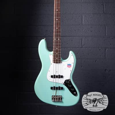 Fender Japan JB62-US Jazz Bass Sonic Blue – US Pickups Flame Maple Neck CIJ image 2