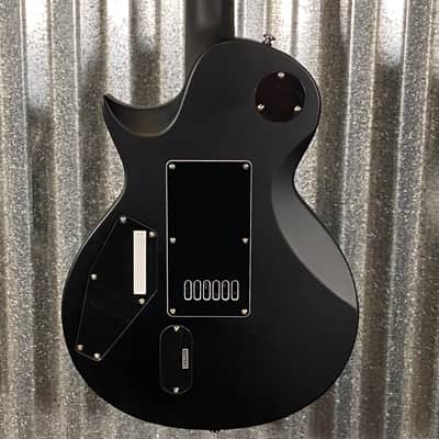 ESP LTD EC-1000 ET Evertune Bold Binding Black Guitar & Case #0622 Used image 9