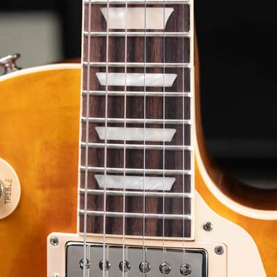 Gibson Les Paul Standard 50s Figured Top Electric Guitar - Honey Amber with Hardshell Case image 10