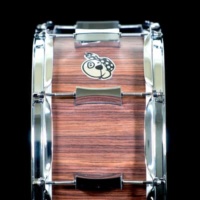 Pork Pie Percussion 6.5" x 14" 8-Ply Maple Snare Drum w/ Rosewood Veneer image 4