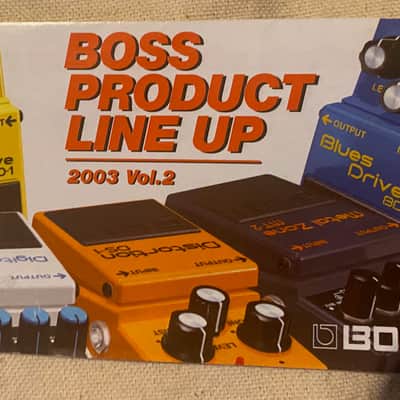 Boss Product Line Up Foldout Vol's 1 and 2 2000 and 2003 image 5