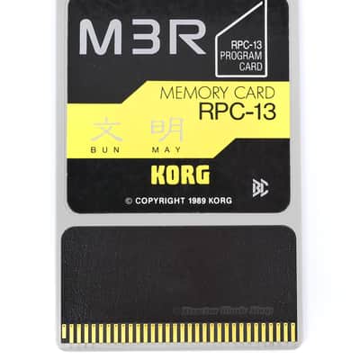 KORG M3R Original Memory ROM Card RPC-13 BUN MAY für M3R / TOP + 1 JAHR GEWÄHR!✅
