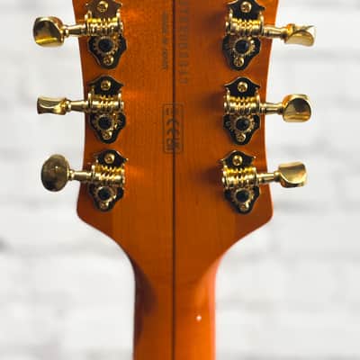 Gretsch G6120T-55 Vintage Select '55 Chet Atkins Hollow Body with Bigsby Vintage Orange Stain 2022 image 9