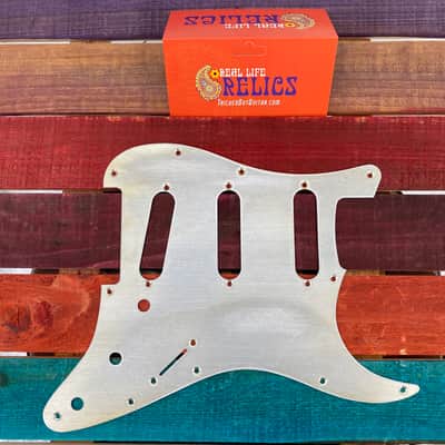 Real Life Relics Aged Silver Anodized Pickguard for Fender® Stratocaster® 11 Hole [PGA4]