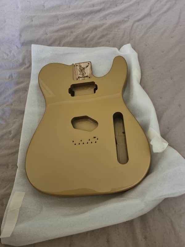 Warmoth Telecaster - Metallic Gold image 1