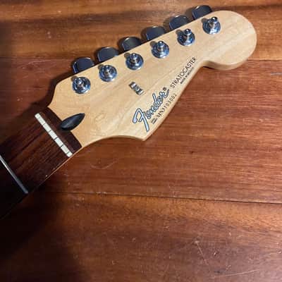 1993 MIM Fender Stratocaster Standard Strat Rosewood Maple Neck Tuners Plate image 1