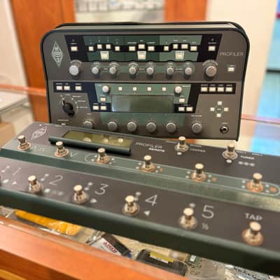 Kemper Amps Profiler PowerHead 600-Watt Modeling Guitar Amp Head with Remote Controller Pedal - Black image 1