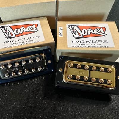 TV Jones TV Classic English Mount Pickup Set in Gold. With pickup rings (#2) image 1