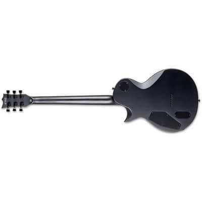 ESP LTD EC-1000 Charcoal Metallic Satin Electric Baritone Guitar image 4