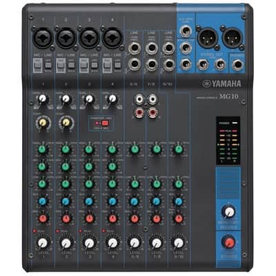 Yamaha MG10 10-Channel Compact Stereo Mixer image 1