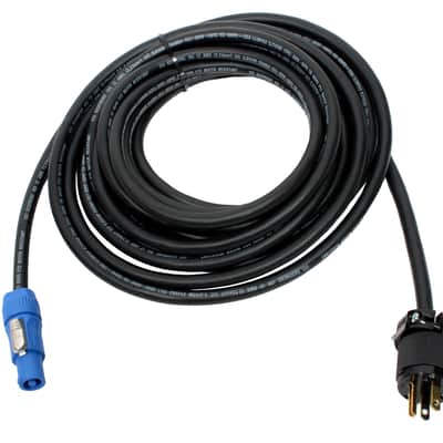 Elite Core Audio PC12-AM-50 PowerCon to Edison Male Power Cable - 50'