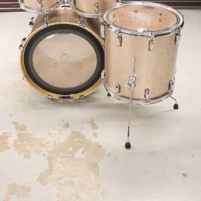 Pearl 4pc Vision Drum Kit Set Champaign Sparkle 22/16/12/10" image 9