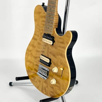 1999 Ernie Ball Music Man Axis Super Sport HH Hardtail - Translucent Gold image 12