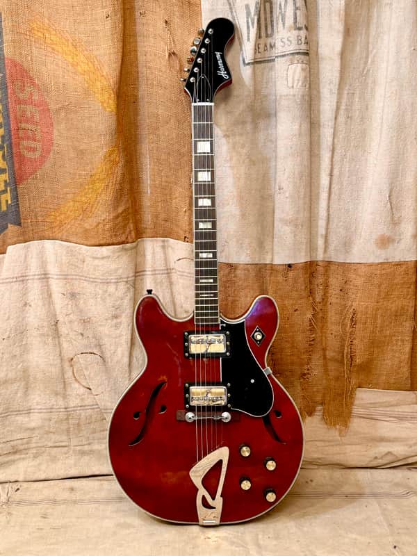Harmony H-72 1972 - Burgundy image 1