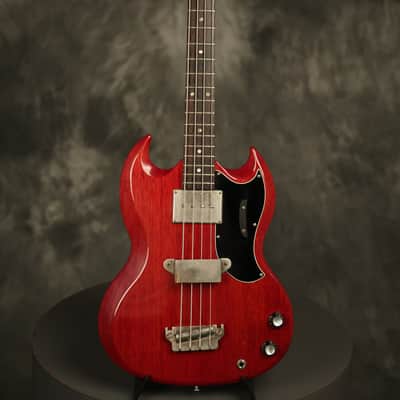 all original 1964 Gibson EB-0 Bass Cherry imagen 2