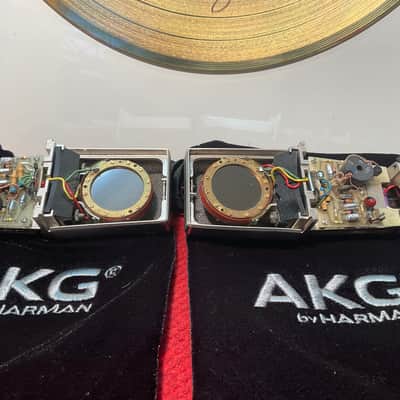 AKG EB414  PAIR MIKROFON CK12. BRASS VINTAGE image 23
