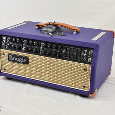 Mesa Boogie Mark VII All Tube Amplifier Head - Purple Bronco, Cream & Tan Grille image 3
