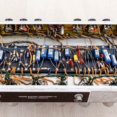 1961 Fender Super Vintage Tube Amp Pre-CBS Brown Panel 2x10 Oxford 10K5, 6G4-A image 16