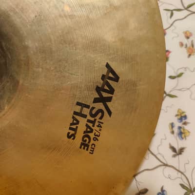 Sabian 14" AAX Stage Hi-Hat Cymbals (Pair) 2002 - 2018 - Brilliant image 3
