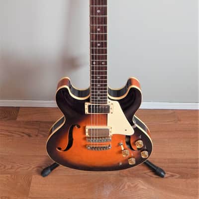 1982 Aria Pro II TA 60 Titan Artist semi-hollow vintage guitar Japan image 4