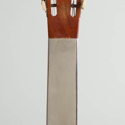 National  Style 1 Tricone Squareneck Resophonic Guitar (1931), ser. #2376, black tolex hard shell case. image 6
