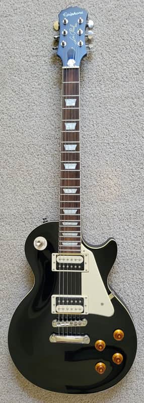 Epiphone Limited Edition Les Paul Traditional PRO-II Electric Guitar, Ebony Finish image 1