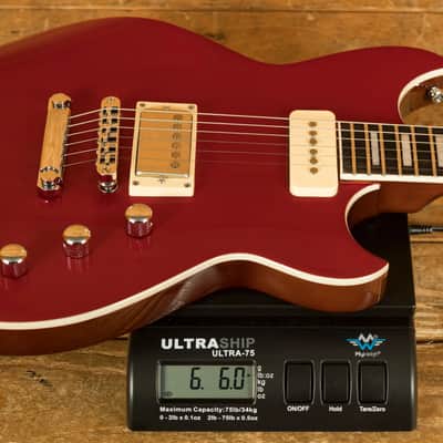 Reverend Sensei H90 - Ebony - Metallic Cherry image 8