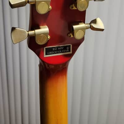 1978 Greco EG-600 Custom
Ace Frehley Style 3 Pickup Guitar
Cherry Sunburst + OHSC Japan image 8