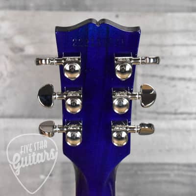 Gibson Les Paul Standard 60s Figured Top - Blueberry Burst with Hard Shell Case image 8