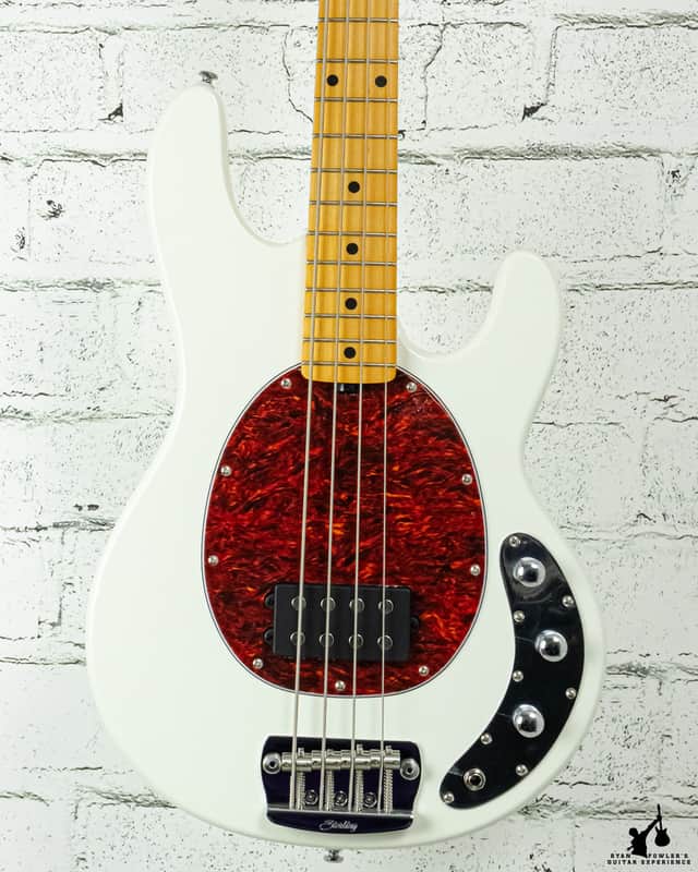 Sterling by Music Man StingRay Classic RAY24CA Bass Guitar - Olympic White image 1