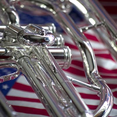 John Packer JP2052S Key of Bb Marching French Horn w/ABS Hard Plastic Case & Mouthpiece image 9