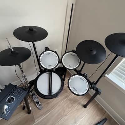Used Roland TD-17KVX2 w/ Hi-hat stand, kick pedal, & drum throne *LOCAL PICKUP ONLY* image 1