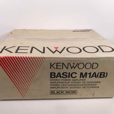 Kenwood Stereo Power Amplifier BASIC M1A Vintage 110 Watts per channel image 1