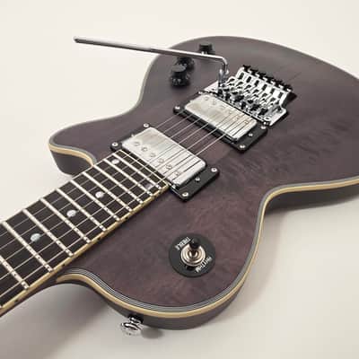 AL-3200MCC-P Agile Special Edition Signature Guitar w/Floyd Rose Chris Poland Charcoal image 3
