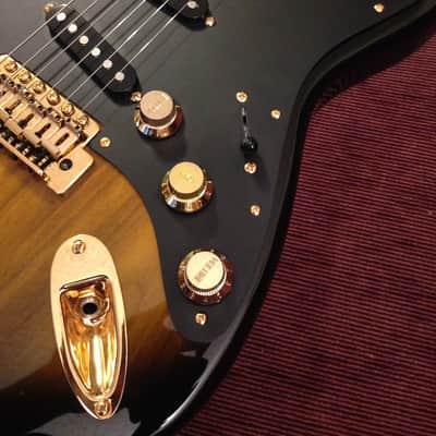 2015 Custom Tobacco Sunburst Stratocaster Style Guitar image 10