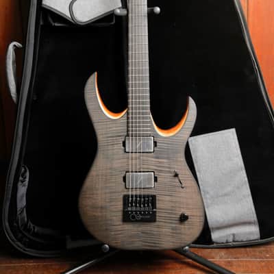 Mayones Duvell 6 Elite Transparent Graphite Satin Electric Guitar 2022 Pre-Owned image 2