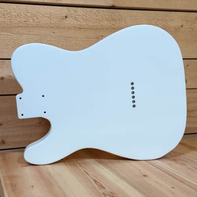 1998g Kohlin Guitars T-Type Roasted Pine replacement body Aged Nitro Relic Vintage olympic white Made in Sweden image 4