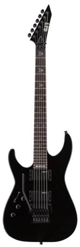 ESP LTD Kirk Hammett KH202 Left Handed Electric Guitar Black image 1