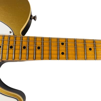 2021 Fender Custom Shop Postmodern Telecaster Journeyman Relic with Closet Classic Hardware - Aged Aztec Gold image 11