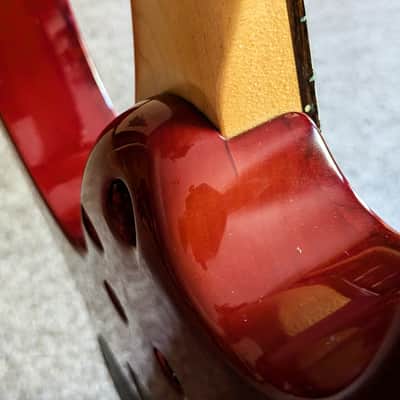 RARE! 1995 Ibanez RG570CT TBY - Transparent Burgundy, Wizard Neck / Made in Japan /, including hard case!FREE Shipping in EU! VIDEO! image 25